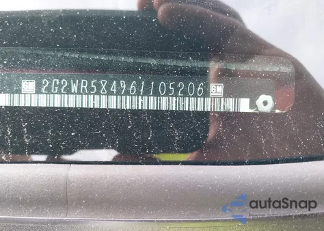 2006 Pontiac Grand Prix Gt z USA, uszkodzony, nr VIN 2G2WR584961105206